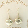 Sterling Silver Heart Dangle Earrings