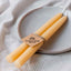 Beeswax Tapered Candle Pair 10