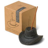 Black Cowboy Hat Incense Holder