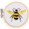 Bee Mini Embroidery Cross Stitch Kit