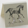 Silver Horse Dangle Earrings