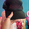 Boot Stitch Hat Pink