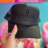 Boot Stitch Black Cap