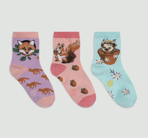 Dear Hedgehog 3pack kids socks. Size 8-13