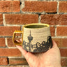 Short Handmade Calgary Tower Mug