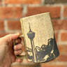 Handmade Tall Calgary Tower Mugs