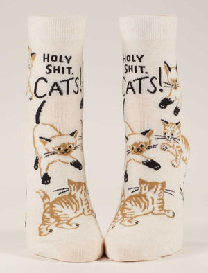 Holy Shit, Cats Ankle Socks