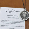 Patience & Courage Crest Necklace