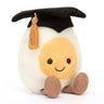 Amuseabled Boiled Egg Graudation Stuffed Animal