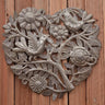 Heart with Birds and Flowers Wall Decor
