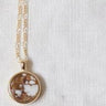 Wild Horse Magnesite Gold Necklace