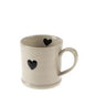 Sweet Heart Mug Black and Cream