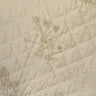 Botanical Block Print Muslin Baby Quilt Sand