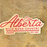 Alberta Wild Rose Country Sticker