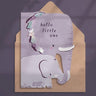 Elephant Hello Little One Card