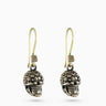 Bronze Day of the Dead Earrings