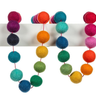 Rainbow Pompom Garland