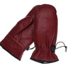 Red Leather Mittens