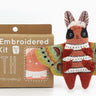 Moth Embroidery Kit