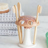 Mushroom Stoneware Toothbrush Holder
