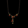 Cranberry Drop Necklace
