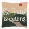 The Trail Is Calling Hook Pillow