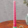 Enamel Green Chamberstick Candle Holder
