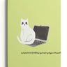 Cat on Keyboard Notebook