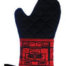 Chilkat Red/Black Oven Mitt