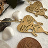 Crying Heart Drop Earrings
