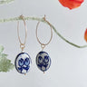 Blue Tulip Earrings