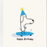 Happy Birthday skateboard Card