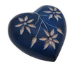 Token Heart Engraved with Flower