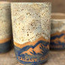 Tall Calgary Mountain Tumbler Mug Blue