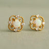 Victorian Opal Stud Earrings