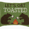 Let's Get Toasted Bear Hook Pillow