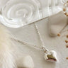 Adore Silver Tiny Heart Necklace