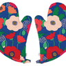 Poppy Oven Mitts - Set of 2
