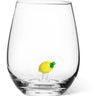 Lemon Stemless Wine Glass