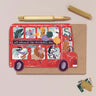 Party Bus Birthday Card