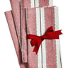 Red Stripe Napkins Set of 4