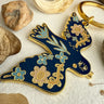 Bird Enamel Keychain