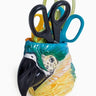 Ceramic Blue Macaw/Parrot Head Planter