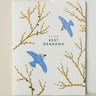 Grandma Flying Birds Card