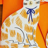 Ginger Sitting Cat Shaped Card