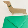 Dachshund Dog Standing Card