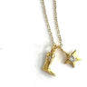 Gold Boot Star Necklace