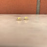 Western Gold Hat Earrings