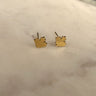 Maple Leaf Gold Earrings