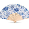 Chintz Blue & White Fan